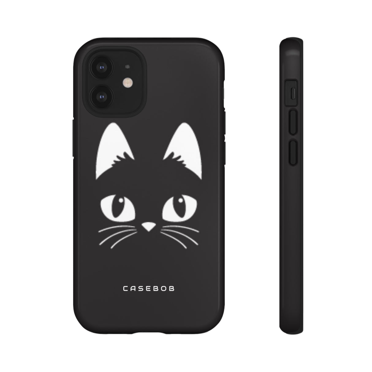 Cartoon Cat Icon - Protective Phone Case