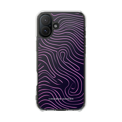 Contour Waveflow iPhone 16 - Clear Impact Phone Case