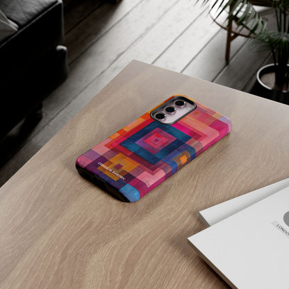 Vibrant Geometry - Tough Samsung S23 Phone Case