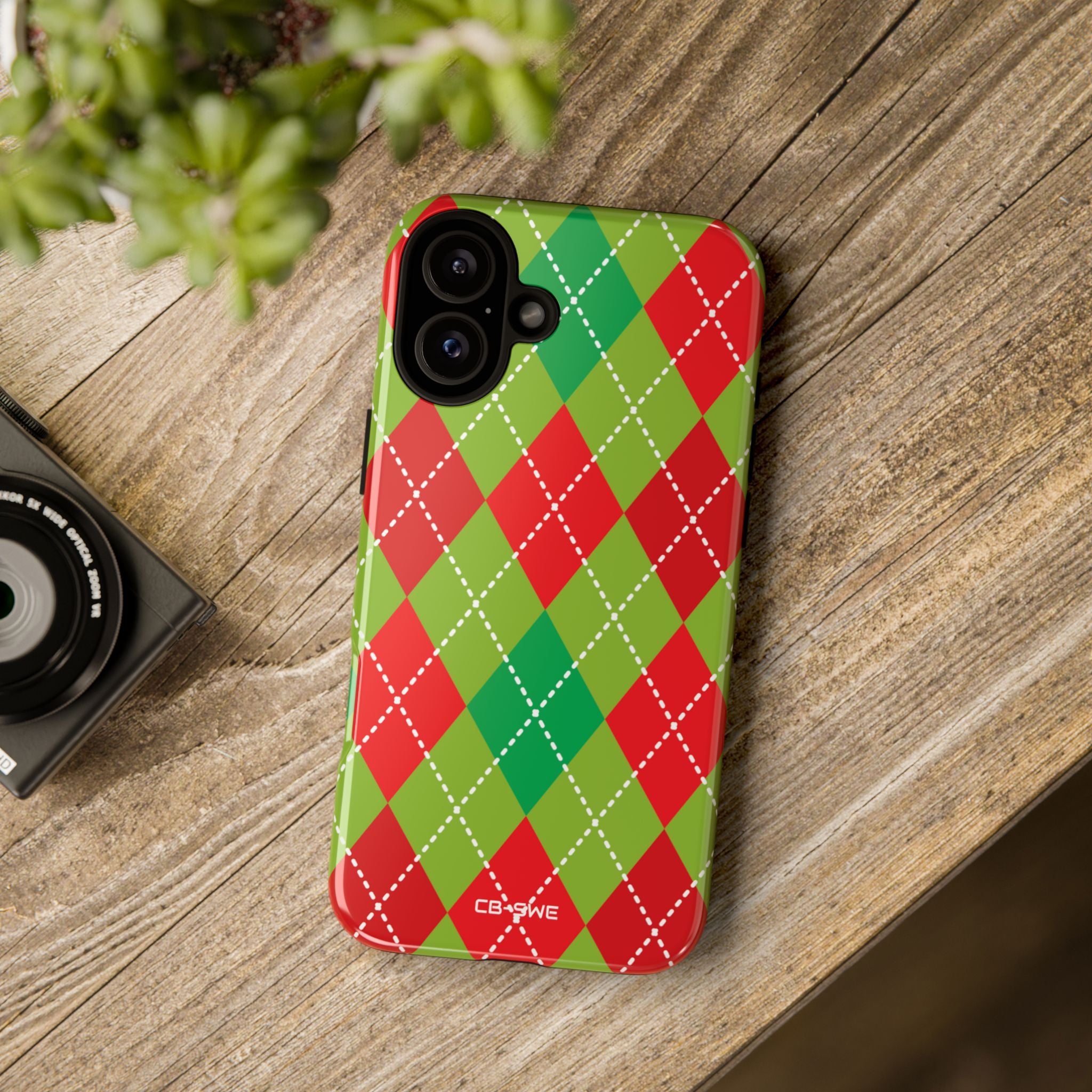 Diamond Shapes Dance - iPhone Case