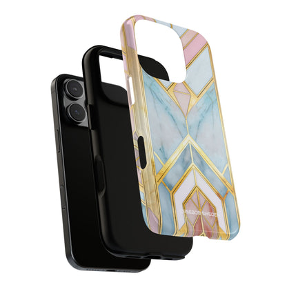 Gold Pink Art Deco - Tough iPhone 16 Phone Case