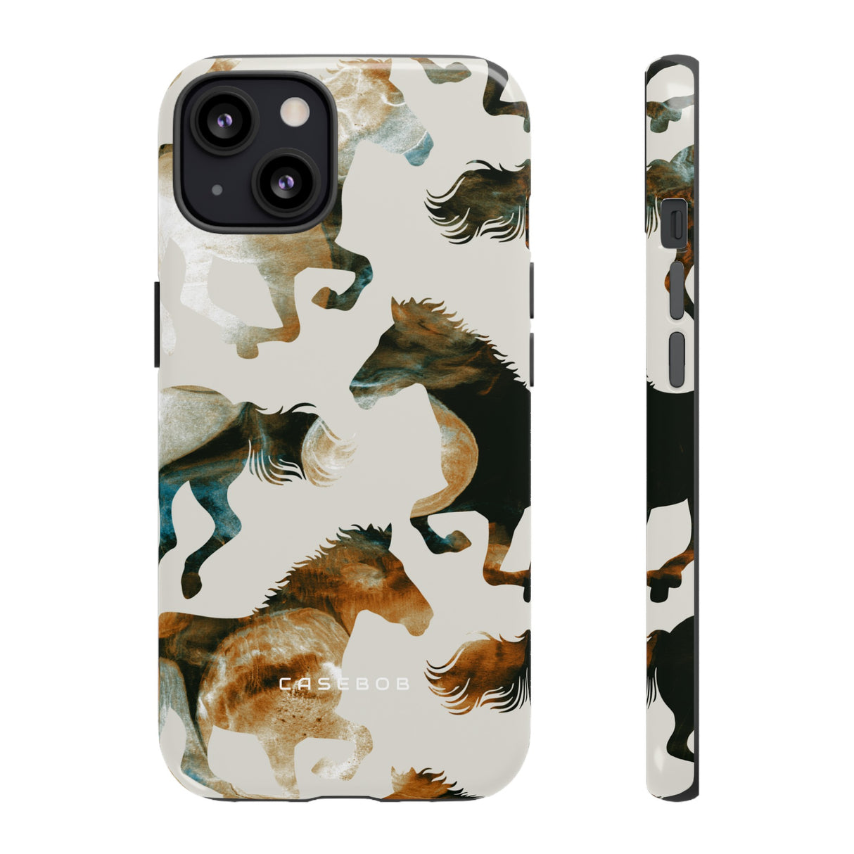 Tie Dye Horses - Protective Phone Case