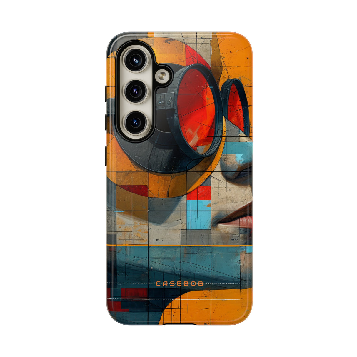 Cartoon Geometry Fusion - Protective Phone Case