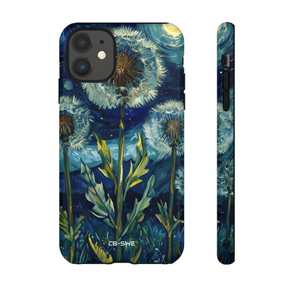 Dandelions Under Starlight - iPhone Case