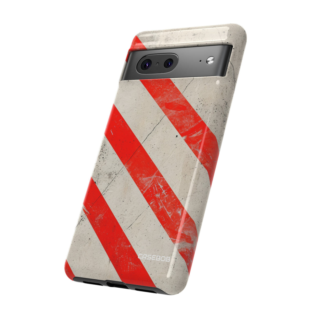 Crimson Line Minimalism - Protective Phone Case