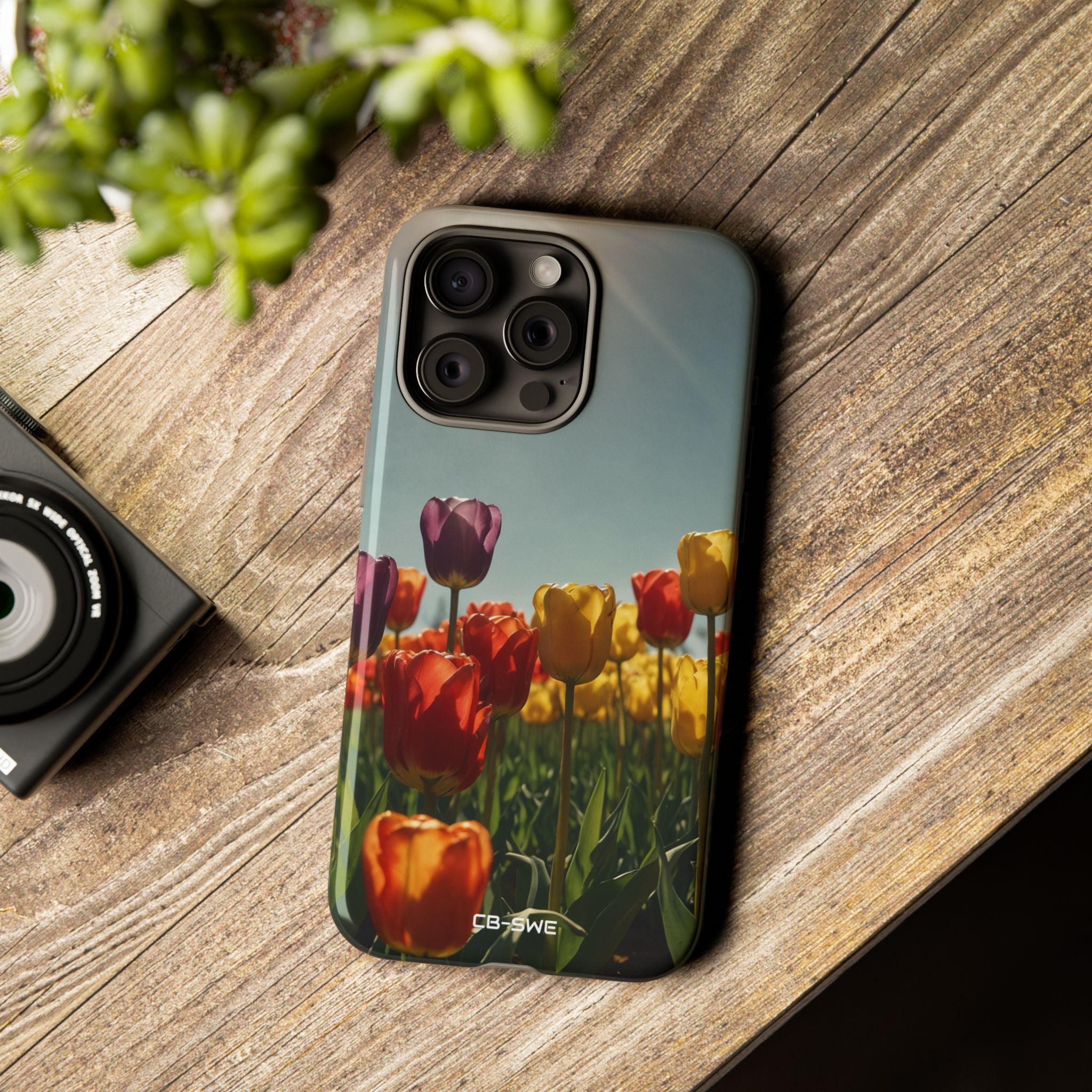 Tulips Embrace Sunlight - iPhone Case