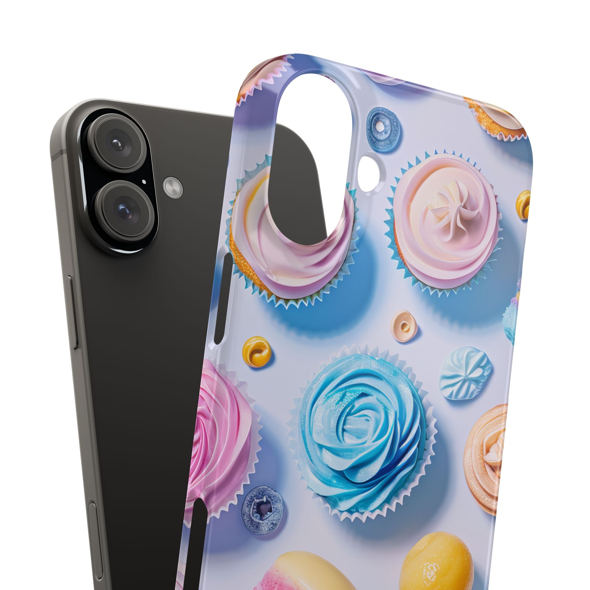 Pastel Whimsy Desserts - Slim iPhone 16 Phone Case