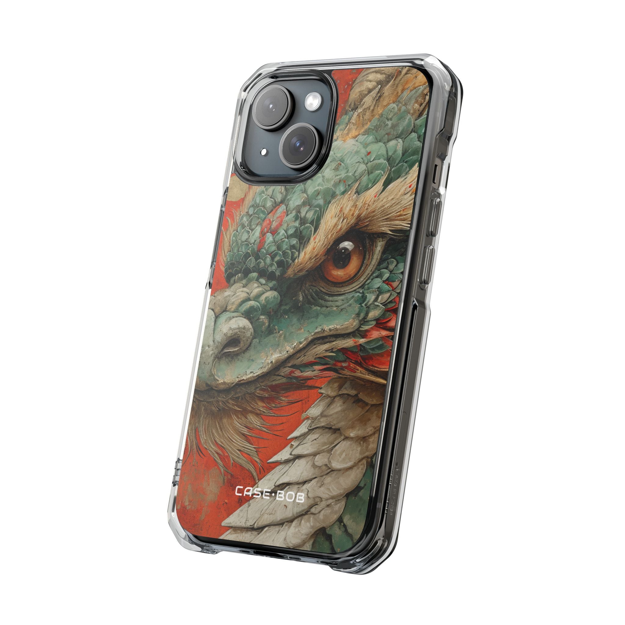 Emerald Dragonflare iPhone 15 Case - Impact