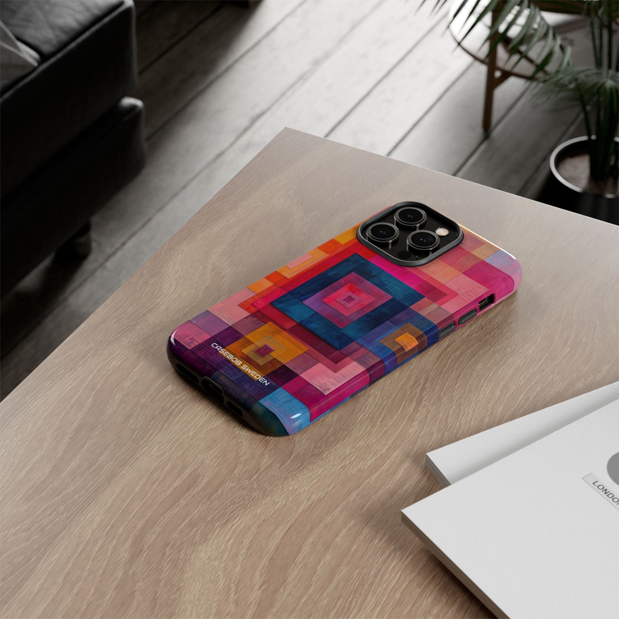 Vibrant Geometry - Tough iPhone 14 Phone Case