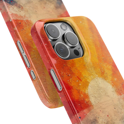 Sunburst Energy - Slim iPhone 16 Phone Case