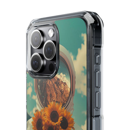 Sunflower Spacesuit Shine iPhone Case - Impact