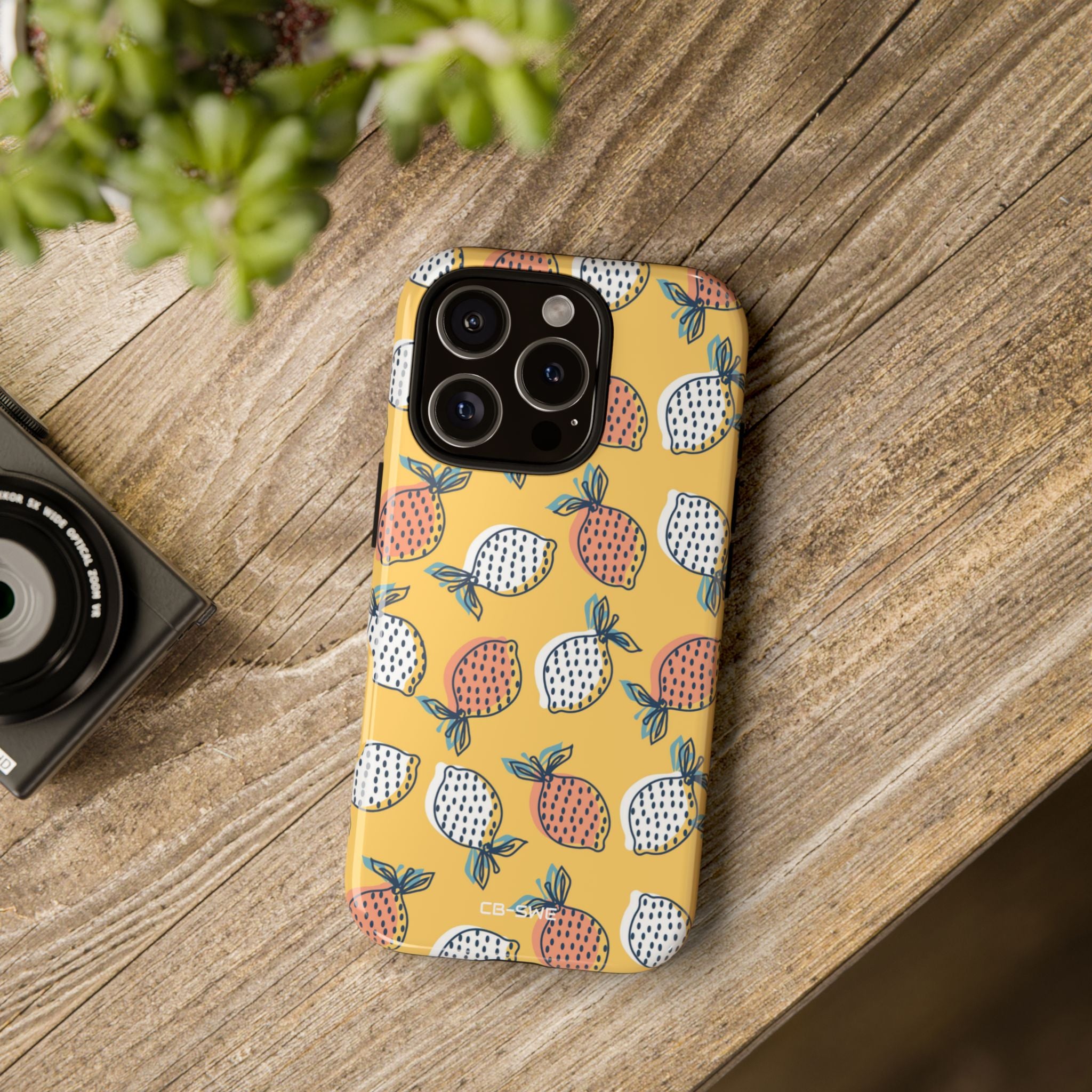 Lemons Dance Playfully - iPhone Case