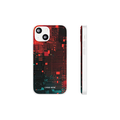 Grid Fusion iPhone 13 mini Case - Soft