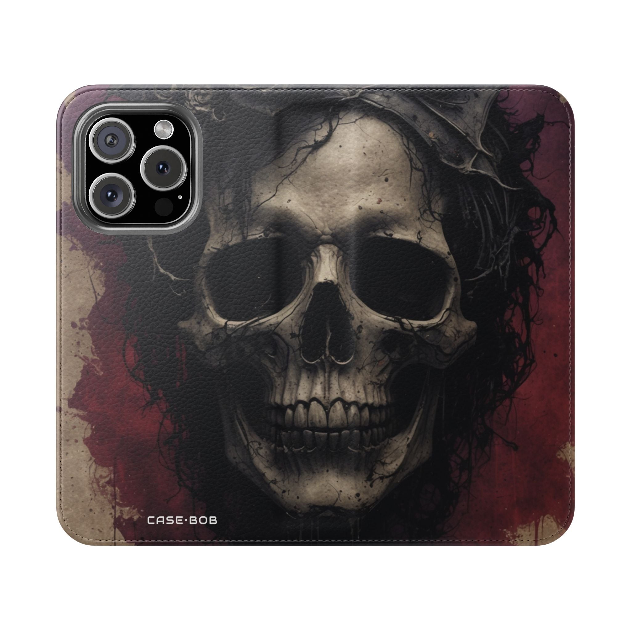 Skull Thorn Crown - iPhone 16 Pro Case - Wallet