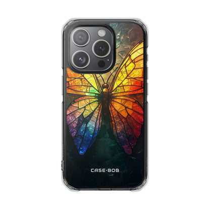 Stained Glass Butterfly iPhone 15 Pro Case - Impact