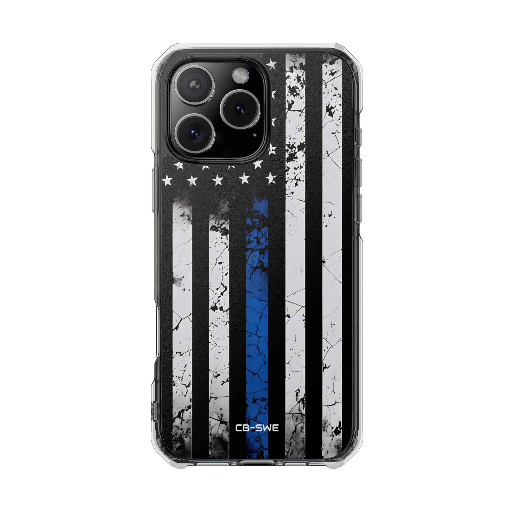 Modern Grunge Flag iPhone Case - Impact
