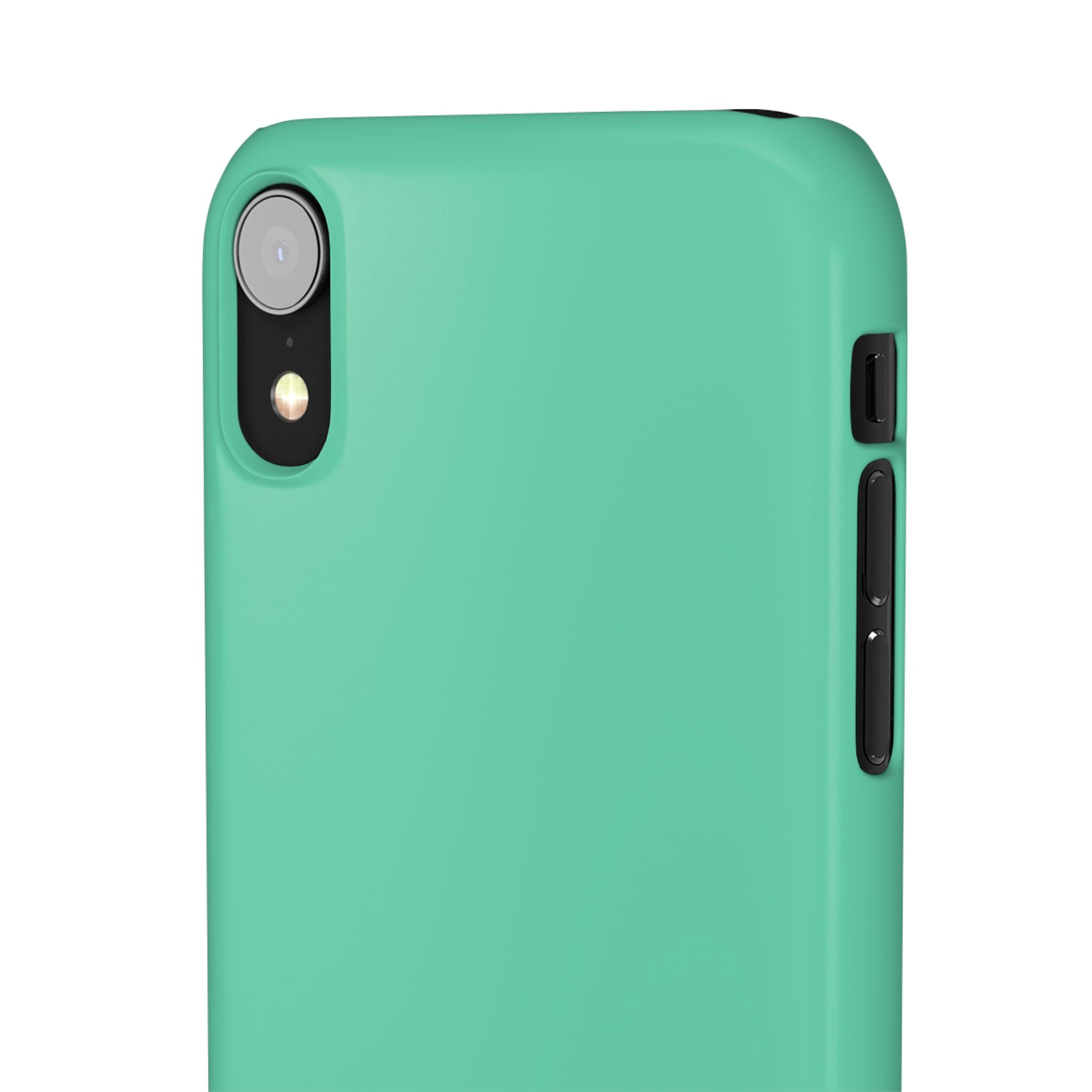 Mittleres Aquamarinblaues iPhone X - Schlanke Handyhülle