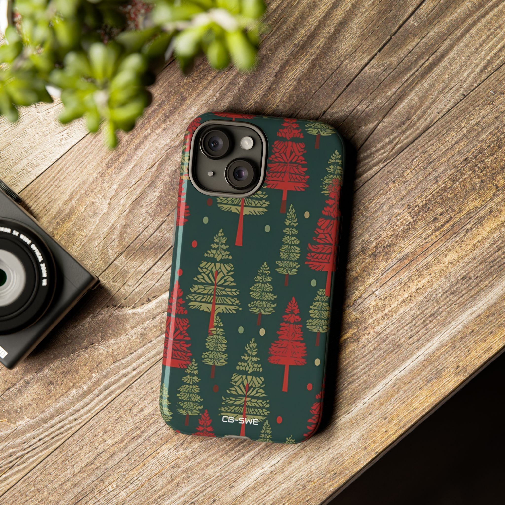 Trees Dance Playfully - iPhone Case