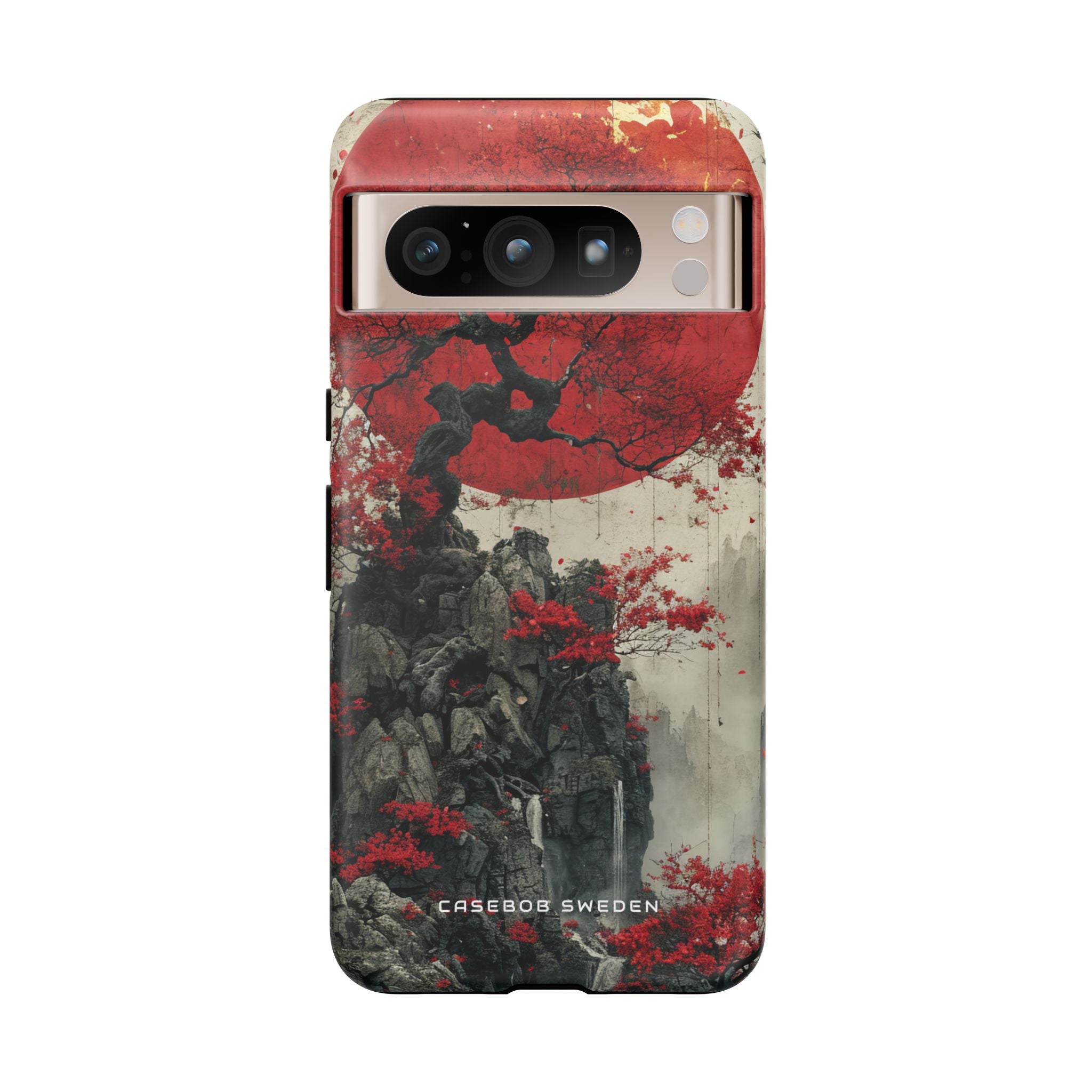 Zen Serenity in Red Harmony Google Pixel 8 - Tough Phone Case