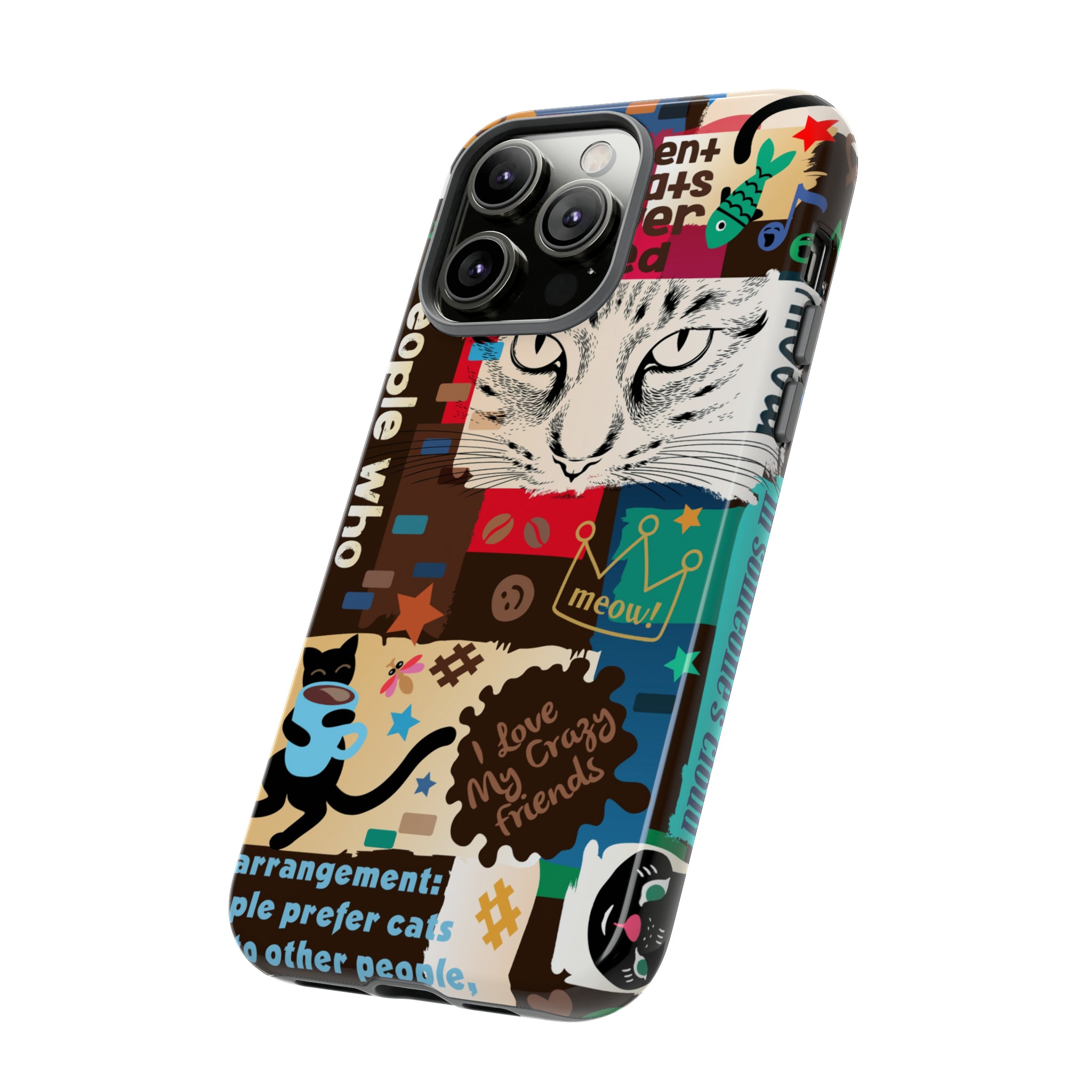 Cat Collage - Protective Phone Case