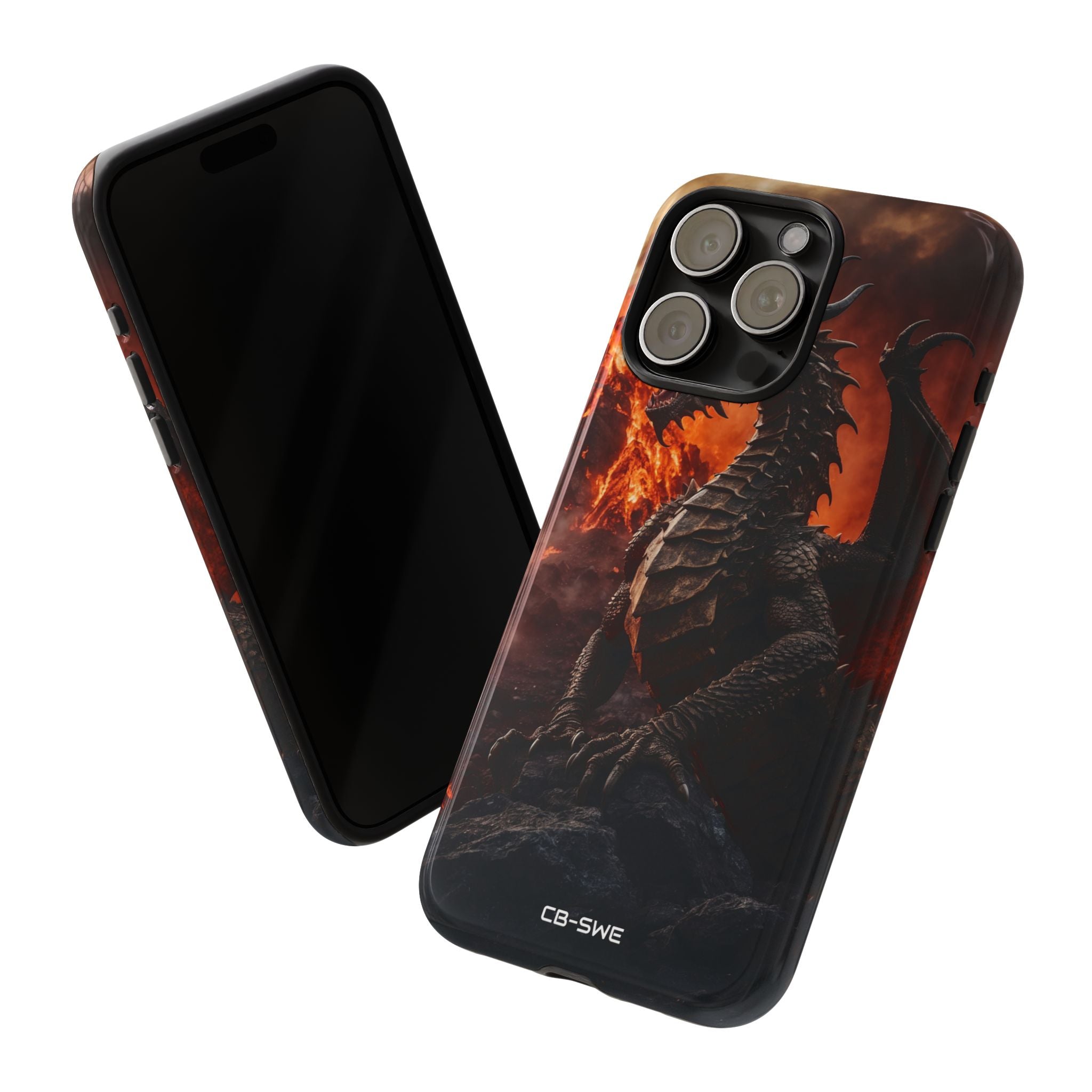 Fiery Dragon Soars - iPhone Case