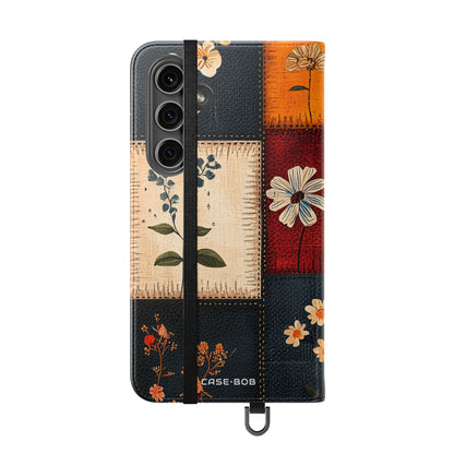 Patchwork Blooms - Samsung S24 Plus Case - Wallet