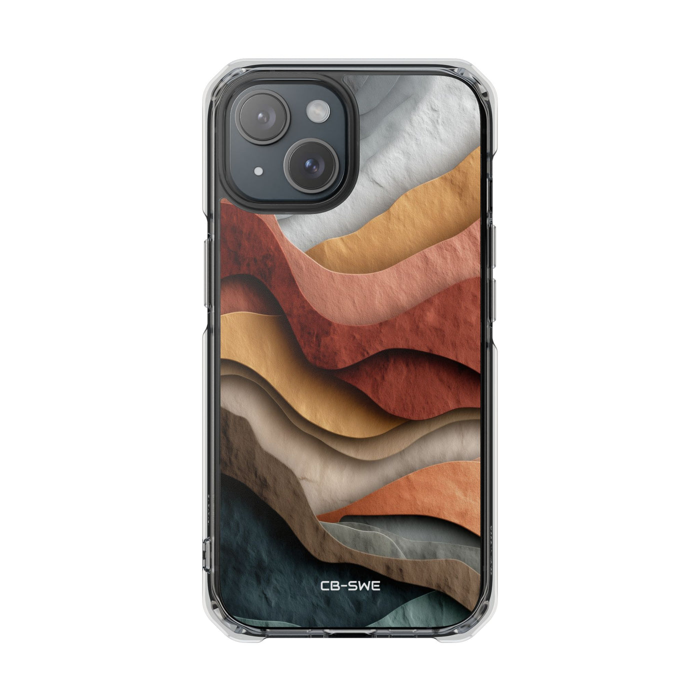 Layered Earth Whisper iPhone Case - Impact