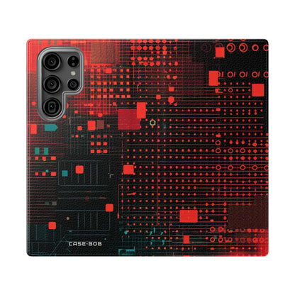 Crimson Circuit - Samsung S23 Ultra Case - Wallet
