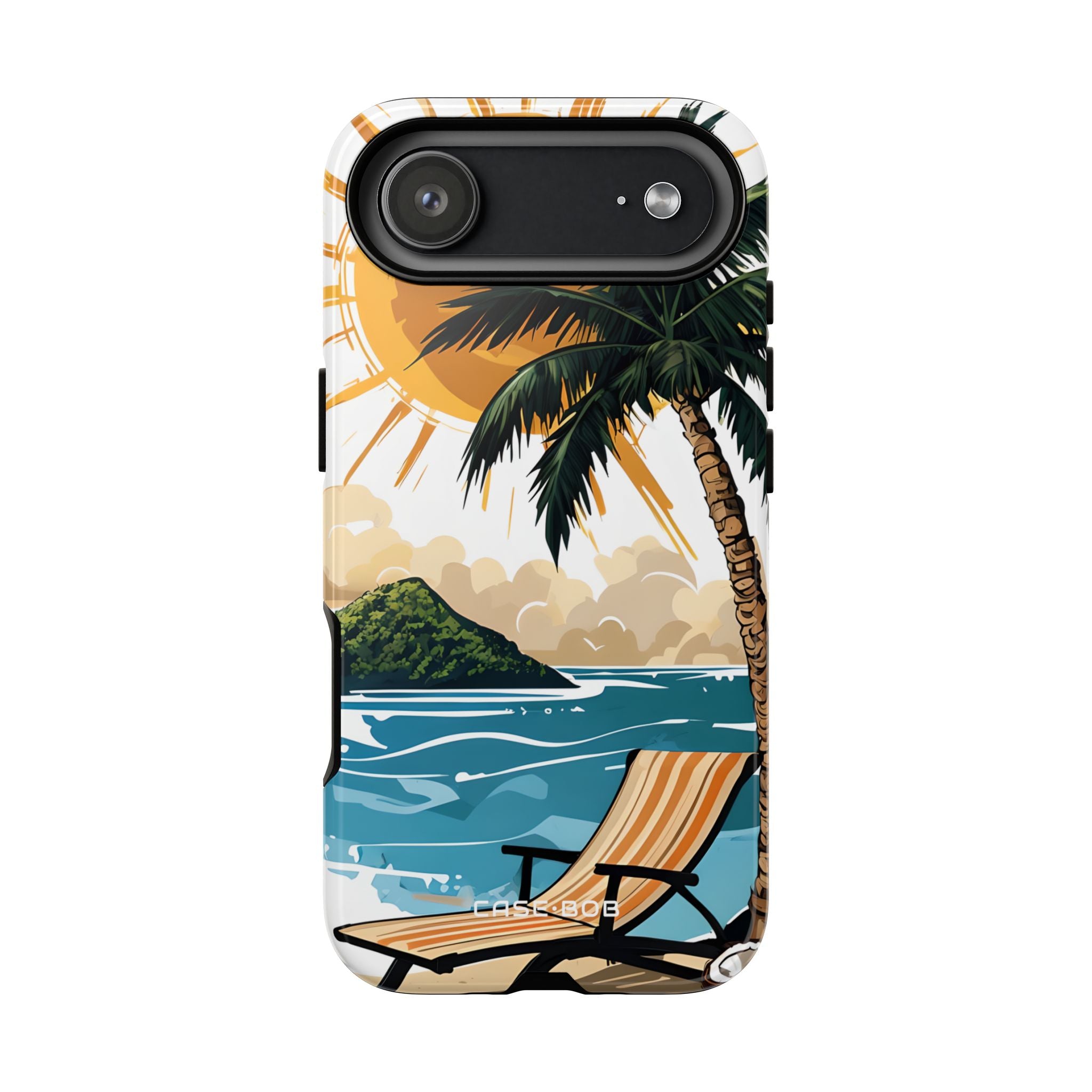 Sunny Palm Breeze iPhone 17 Air Case - Tough