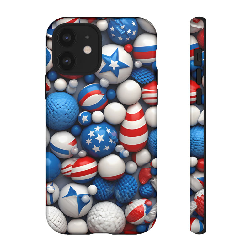 Festive Spheres Cluster - iPhone Case