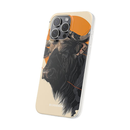 Majestic Buffalo Sun | Flexible Phone Case for iPhone