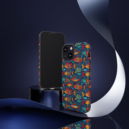 Fish Dance Joyfully - iPhone Case