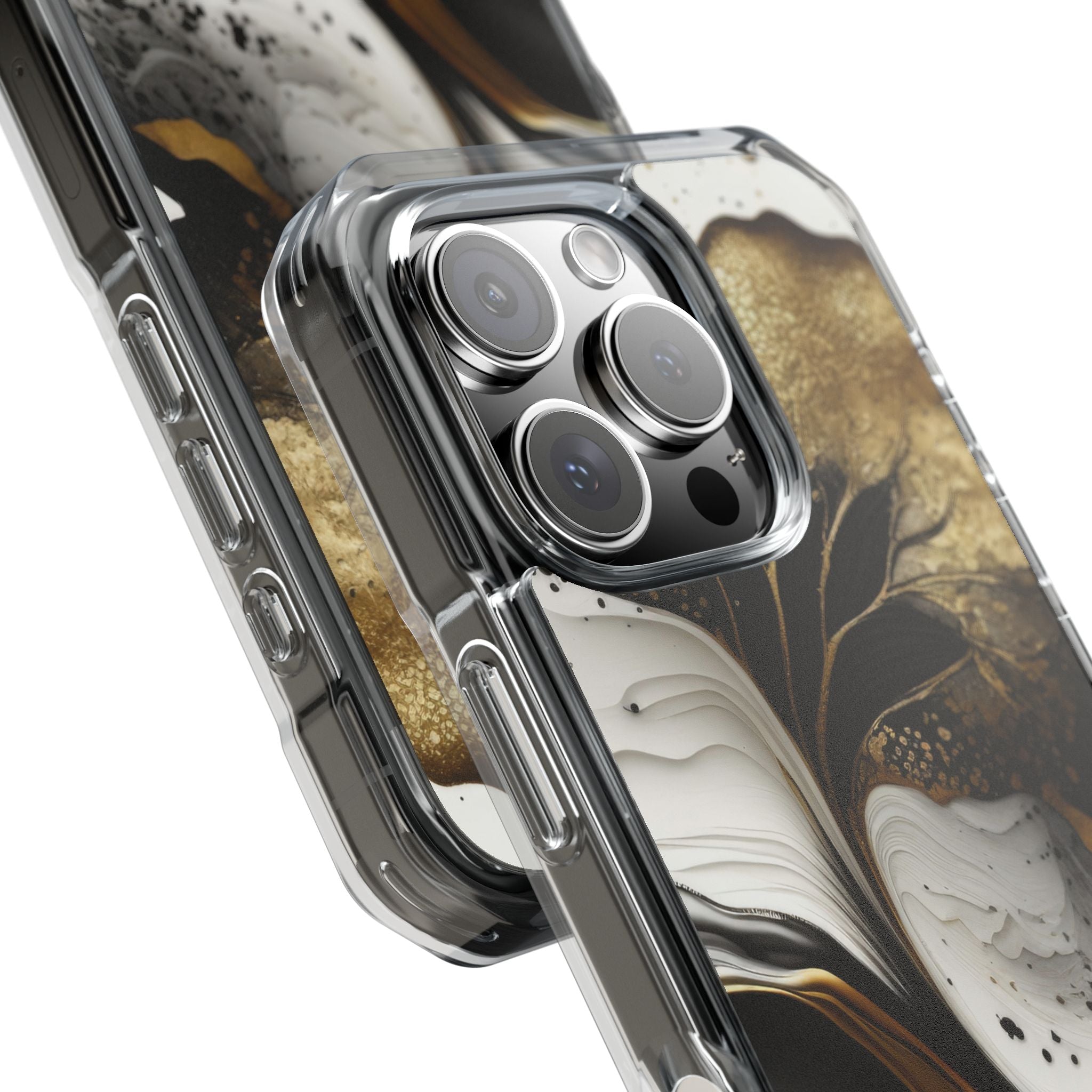 Gold Swirl Elegance iPhone Case - Impact