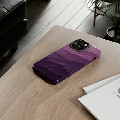 Lilac to Plum Gradient - Protective Phone Case