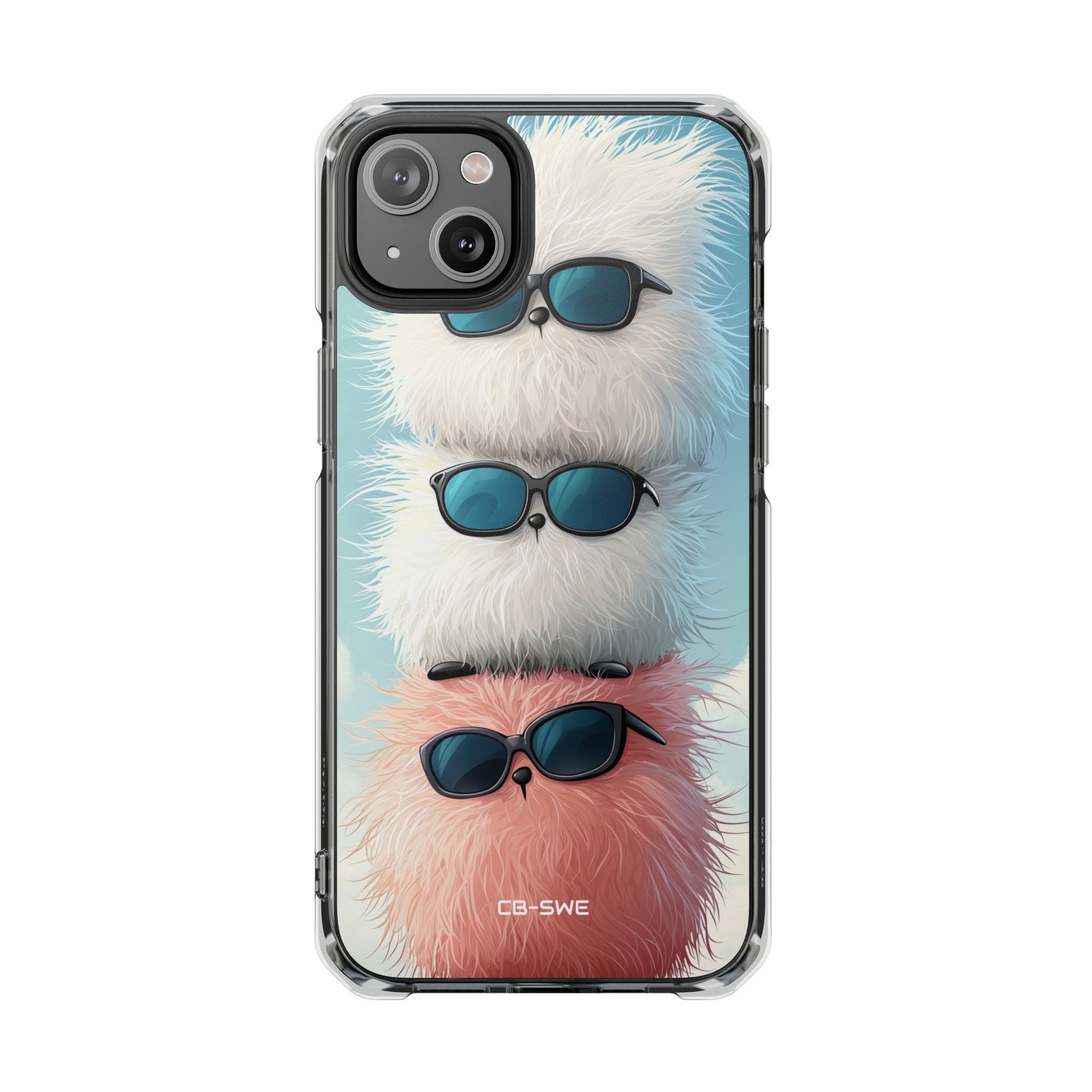 Fluffy Creatures Stack iPhone Case - Impact