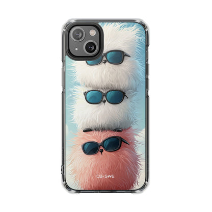 Fluffy Creatures Stack iPhone Case - Impact