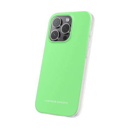 Pale Green iPhone 15 - Flexi Phone Case