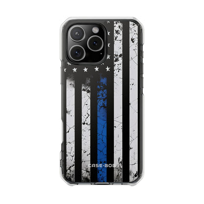 Blue Stripe Flag iPhone 16 Pro Max Case - Impact