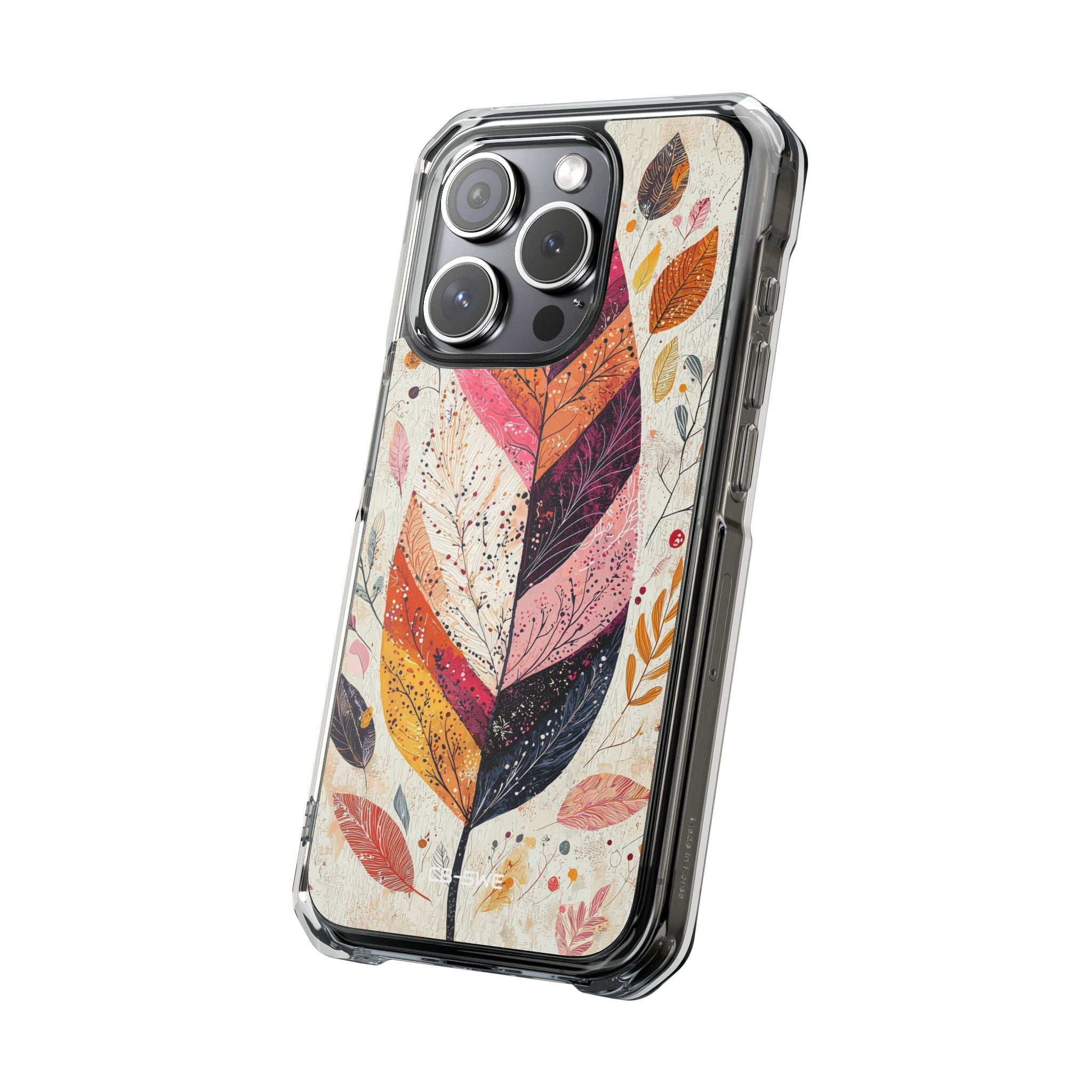 Vibrant Leaves Dance iPhone Case - Impact