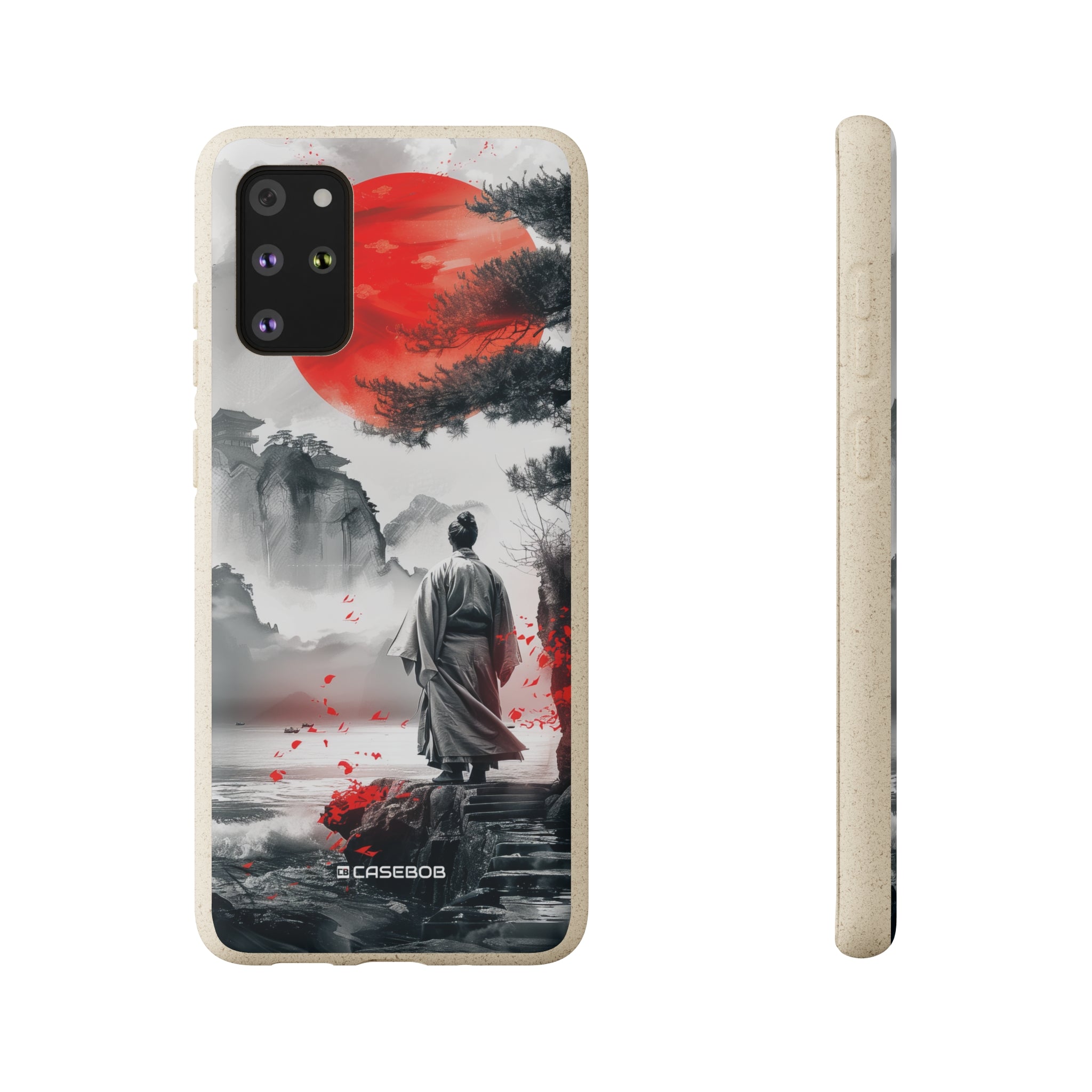 Serene Samurai Sunrise | Biodegradable Phone Case