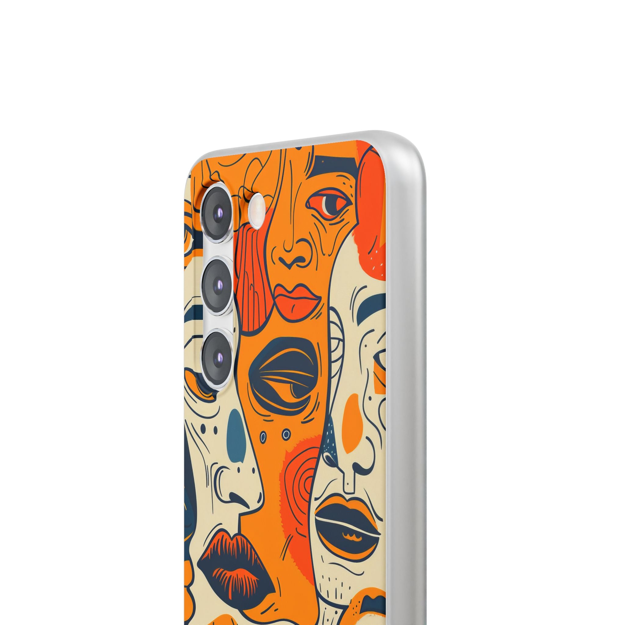 Gradient Face Mosaic Samsung S23 - Flexi Phone Case