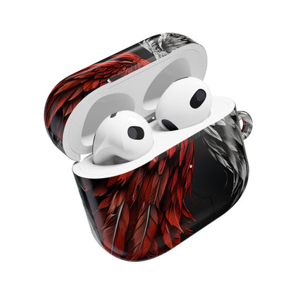 Crimson Silver Wings - AirPods Case