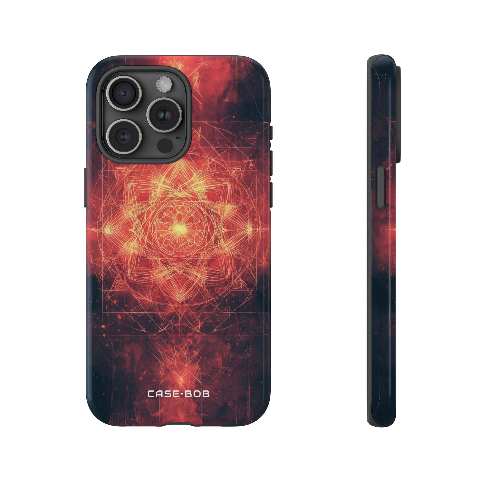 Radiant Mandala iPhone 15 Pro Max Case - Tough