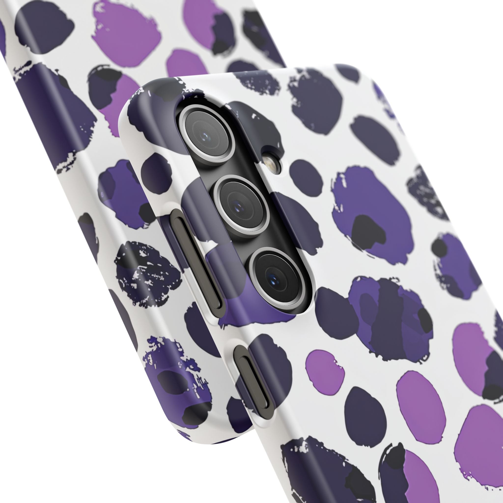 Purple Inkblots Samsung S24 - Slim Phone Case