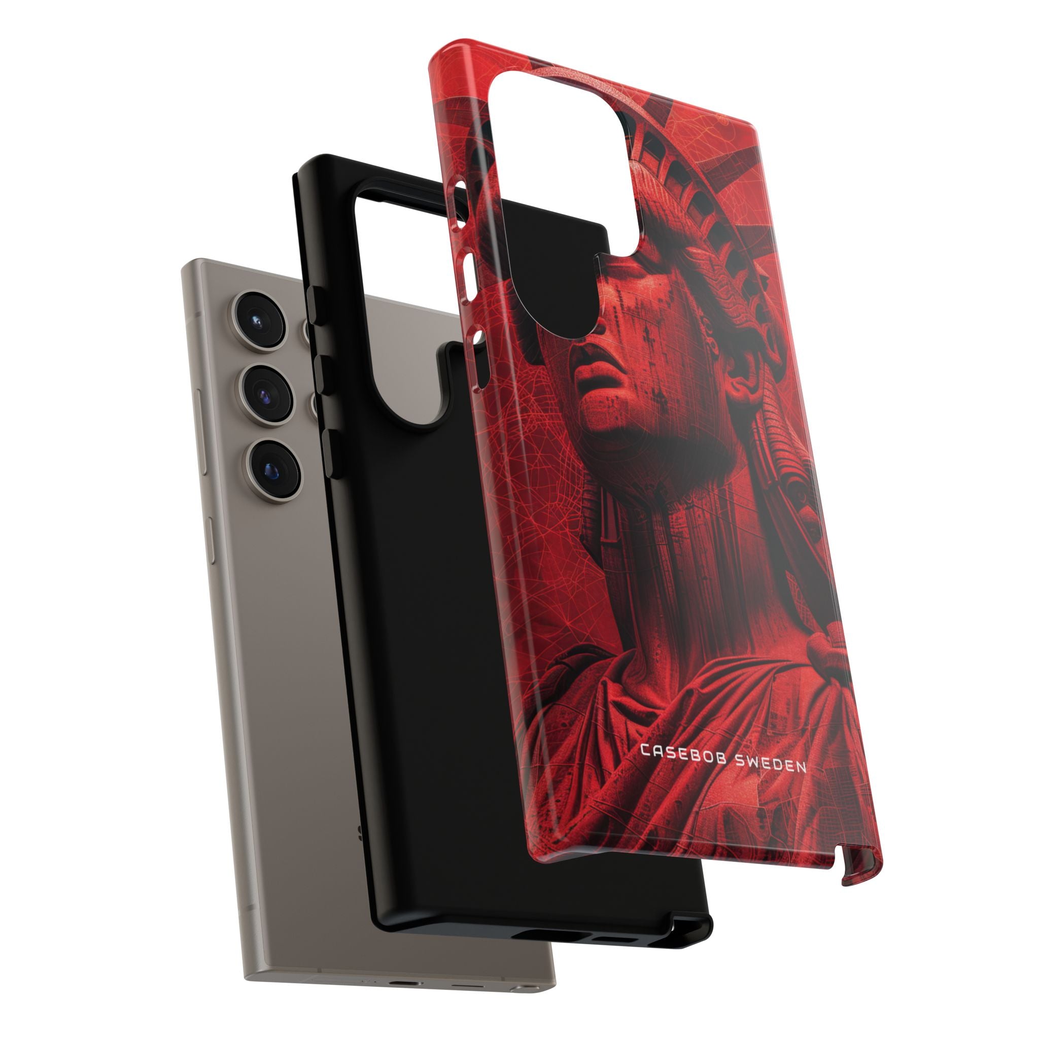 Zen Red Liberty Vision Samsung S24 - Tough Phone Case