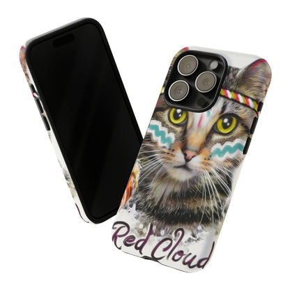 Red Cloud Cat - Protective Phone Case