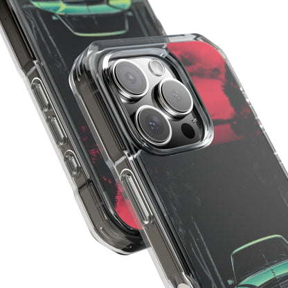 Retro Futuristic Nightscape iPhone Case - Impact