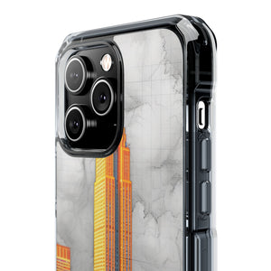 Urban Radiance - Phone Case for iPhone (Clear Impact - Magnetic)