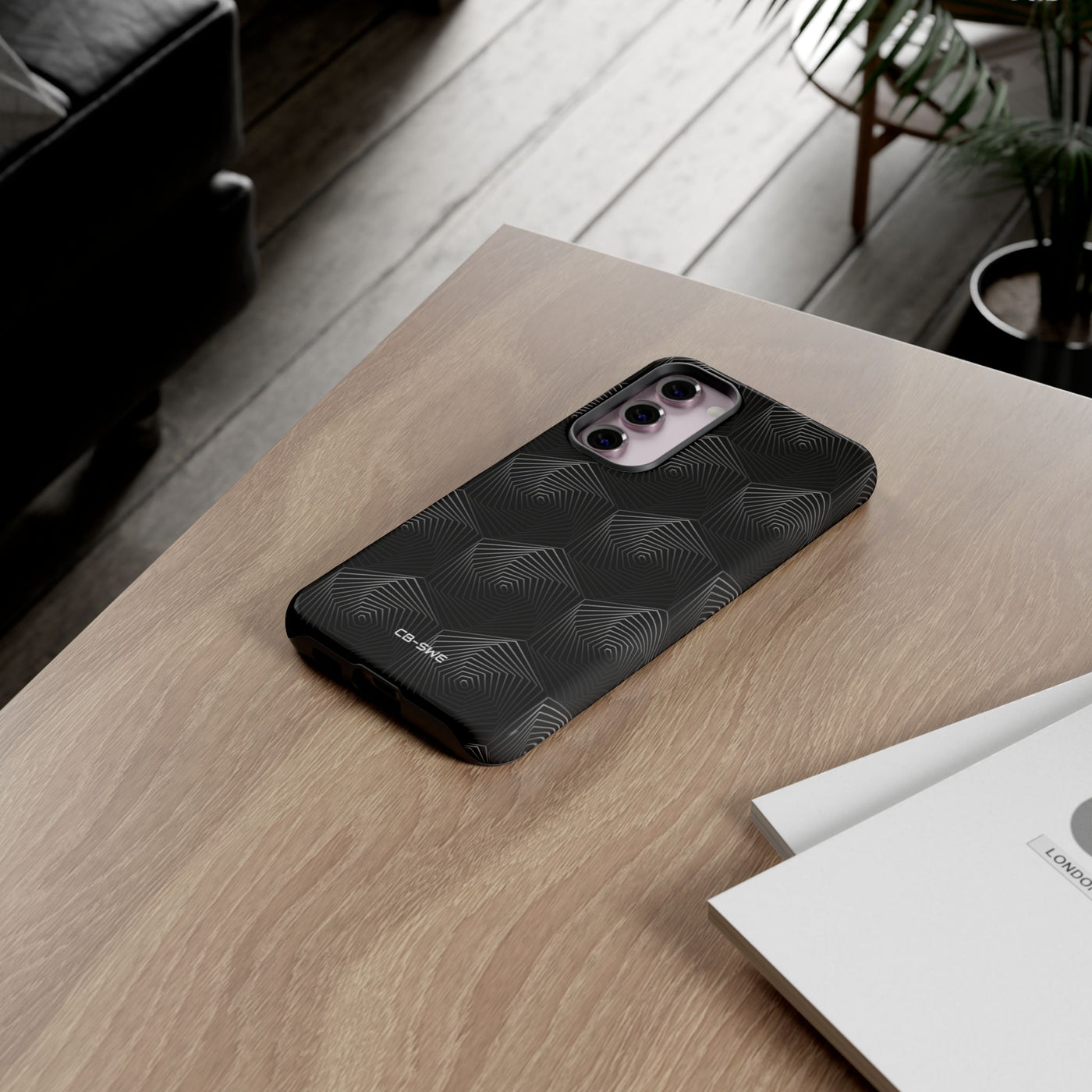 Geometric Spiral Illusion - Samsung Case