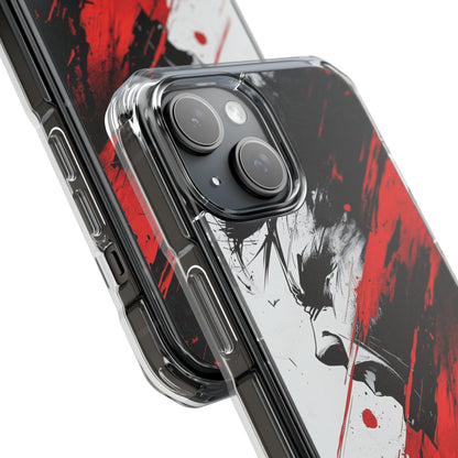 Shouting Profile Crimson iPhone 15 Case - Impact